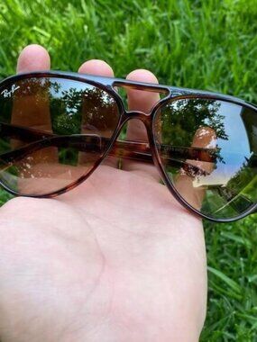 Ray-Ban RB4125 Tortoiseshell Polarized Sunglasses